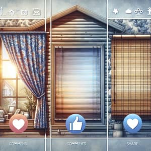 Creative Blinds Ideas for Windows | Social Media Posts