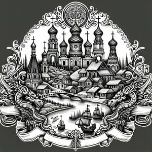 Beautiful Crest of Kameshkovo, Vladimir Region