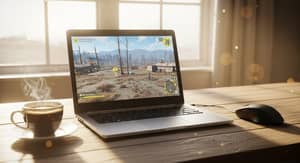 Cozy Coffee & Gaming Scene Inspiration