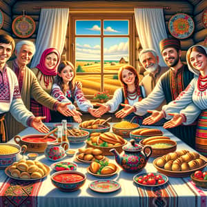 Warm Ukrainian Hospitality: Traditional Home & Hearty Foods