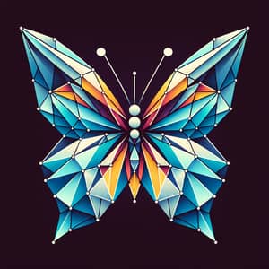 Geometric Butterfly Art - 幾何学 蝶