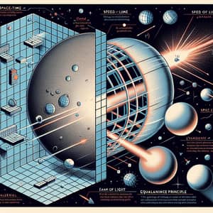 General Theory of Relativity Explained | Space-Time Curvature, Speed of Light, Equivalence Principle