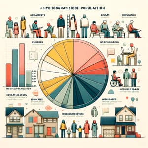 Key Characteristics of Population: Age Groups, Education Levels & Socio-Economic Status