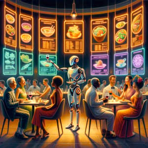 Futuristic Restaurant: Where Technology Meets Culinary Art