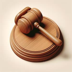 Traditional Oak Wood Judge's Gavel for Sale