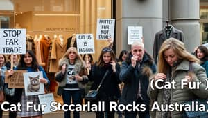 Public Outcry Against Cat Fur Clothing in Australia