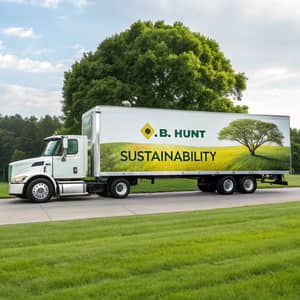 J.B. Hunt Truck Sustainability Initiatives