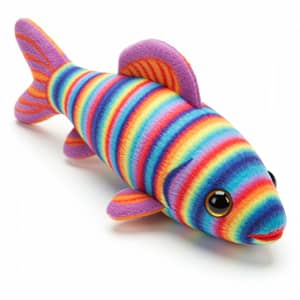 Adorable Striped Fish Plush Toy