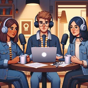 Podcasting with Style: Diverse Voices Unite