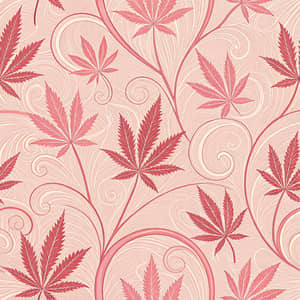 Cannabis Pink Loop Texture - Vibrant Design Elements