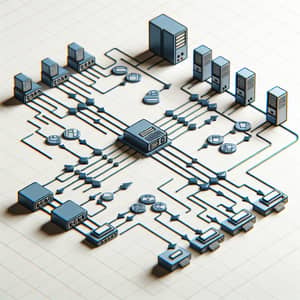 Bus Topology Communication Network Diagram