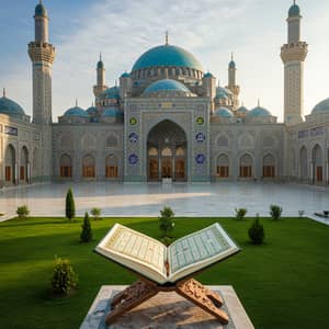 Al Quran Displayed at the Masjid