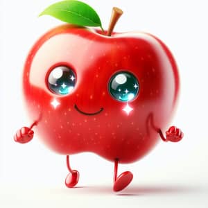 Playful Fruit Character: The Apple Inspiration