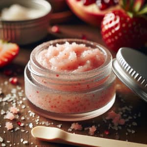 Organic Fruit Infused Handmade Lip Scrub for Soft Lips