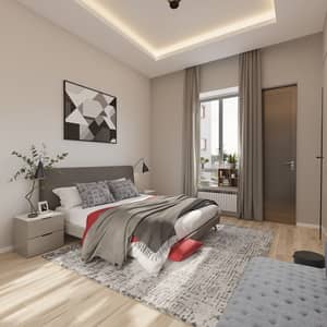 Cozy 5x5 Meter Bedroom and Hall Design
