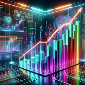 India's GDP Growth Projections: Futuristic Visualization