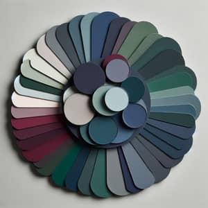 Deep Noble Colors Palette - Green, Blue, Gray, Burgundy