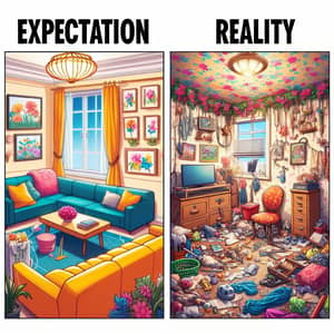 Expectation vs Reality in Interior Design Humor