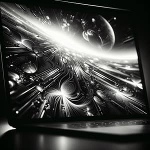 Laptop Screen - High Contrast Aesthetics | Modern Technology