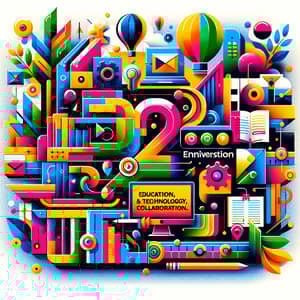 Celebrate 20 Years of Twinning: A Vibrant Digital Art