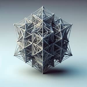 Polyhedron Drawing Example - Intricate Geometric Shape