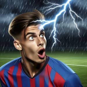 Talented Football Player Struck by Lightning | Dribbling Skills & Speed