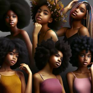 Empowering Black Girls with Diverse Natural Hairstyles