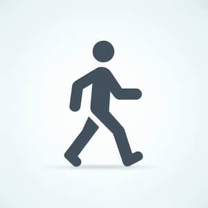 Modern Walker Icon for Health & Fitness Enthusiasts