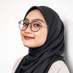 Professional Hijabee Girl for LinkedIn Profile