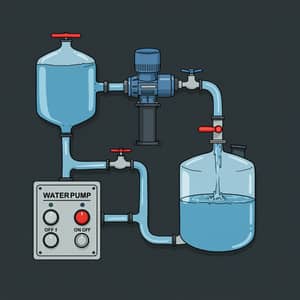 Water Pump and Tank System Diagram