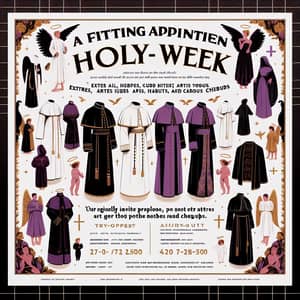 Holy Week Attire Fitting Appointment: Costumes, Habits & Angelitos