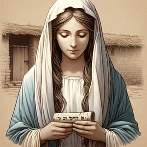 Mary, Mother of Jesus: Historic Figure Illustration