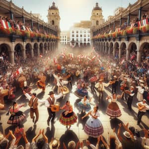 Peruvian Independence Celebration: Joyful Folklore Performance