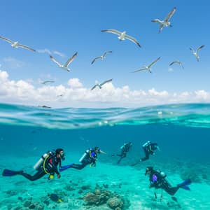 Birds and Scuba Diving Adventures