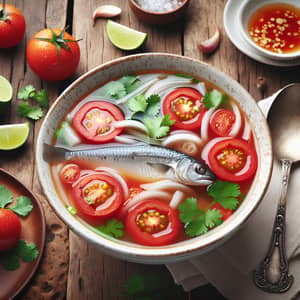 Delicious Vietnamese Canh Ca Chua Soup Recipe