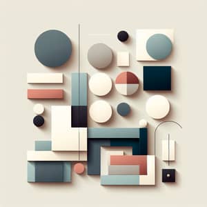 Minimalist Geometric Abstract Composition