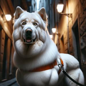 Heroic Maremma Sheepdog | Ready to Fight Crime in Urban Setting