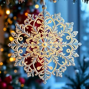 Elegant White Christmas Parol for Your Holiday Decor