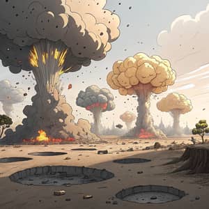 Cartoon Explosions - Action Scene Backgrounds