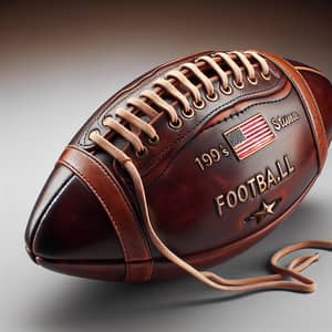 1950's Style Football | Political Brown Leather Soccer Ball