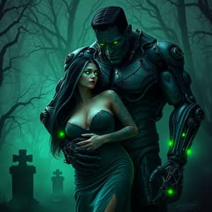 Cyborg Frankenstein & Mystical Beauty: A Dark Fusion