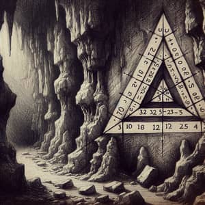 Explore the Mysterious Cave and Its Unique Triangle Art