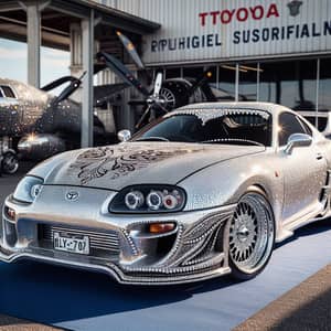 Custom Toyota Supra MK4 with Sparkling Diamonds