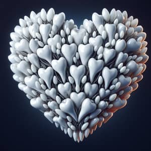 Radiant White Teeth Heart Design