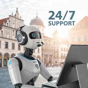 24/7 Customer Support Robot Assistance