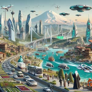 Futuristic Turkey 2042: Technology & Nature Harmony