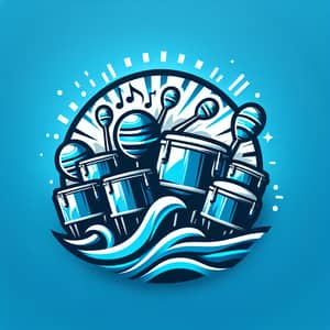 Azure Calipso Band Logo Design | Caribbean Music Inspired