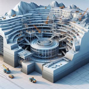 3D Mine Cross-Section Model for BIM Design