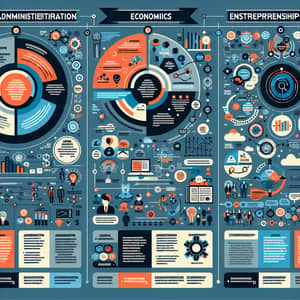 Administration, Economics & Entrepreneurship Infographic