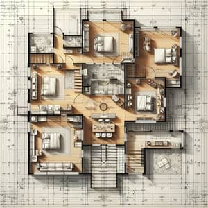 Modern Minimalist 3200 sqft House Floor Plan